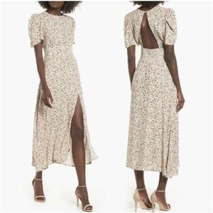 AFRM Womens Size M Floral Cap Sleeve Jamie Print Maxi Dress